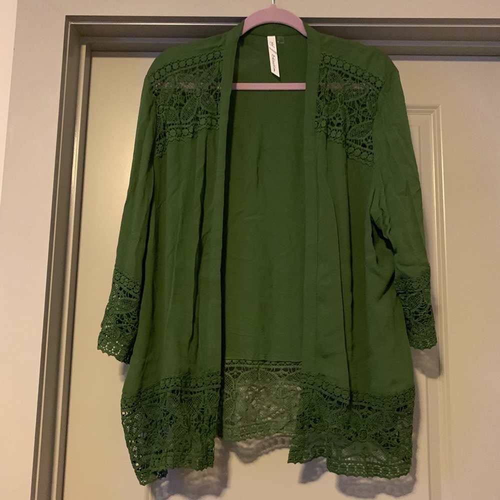Green kimono